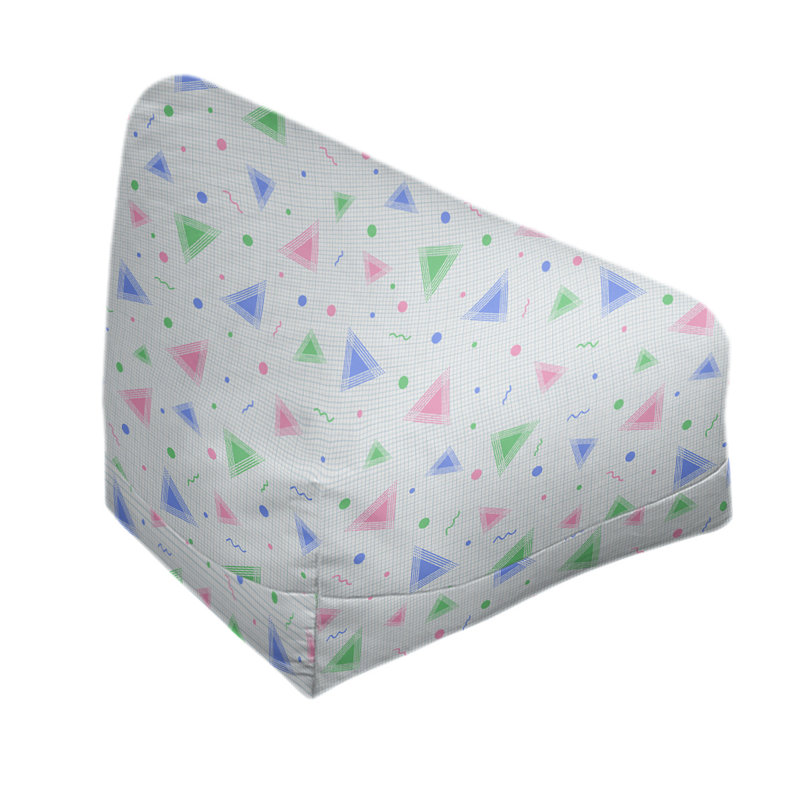 Petite chaise à sacs à billes & Leffel, H 86 po x L 2 po x P 43 po, Bleu / vert, Pas de bourre