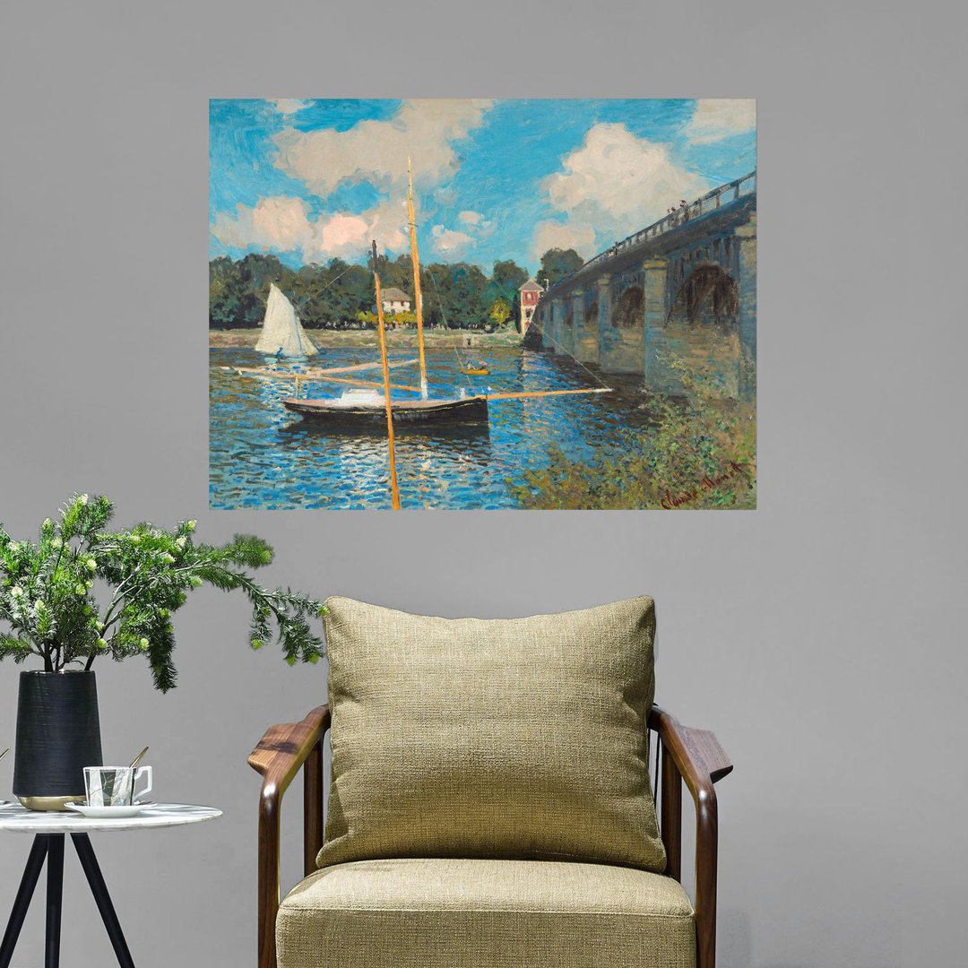 Poster The Bridge at Argenteuil von Claude Monet