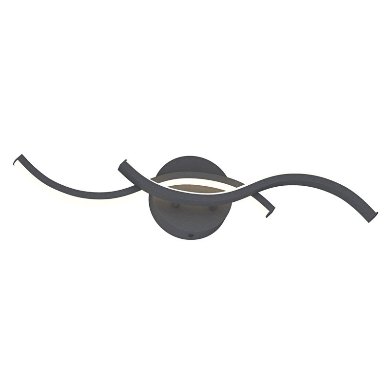 Kanasha 2 - Light LED Bath Sconce, Matte Black