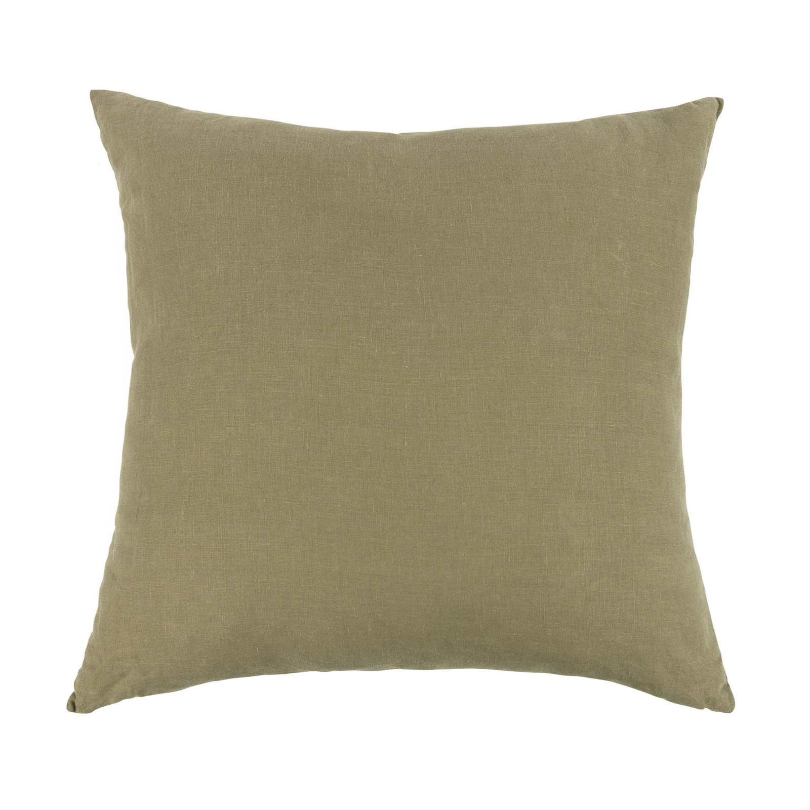 Linen Pillow Cover, Moss, Square 20", Pillow Cover Only - No Insert