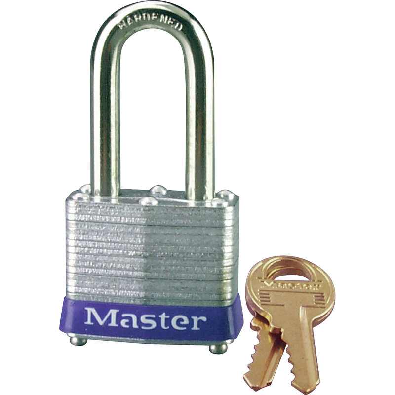 Cadenas à longue manille Master Lock, gris acier