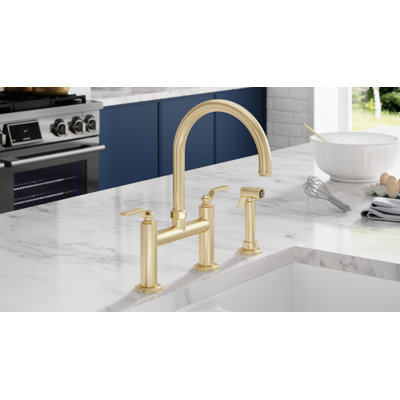 Bridge Kitchen Faucet - Arc Spout