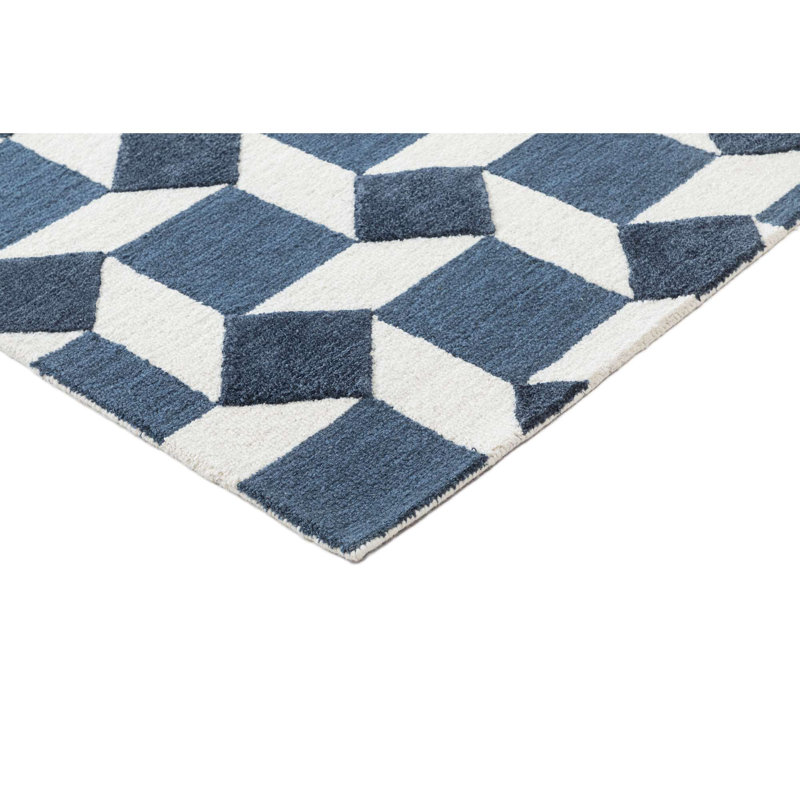 Tapis Nova en laine touffeté à la main, Rectangle 8 pi 9 po x 11 pi 9 po