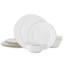 Trellis Gold 12-Pc Dinnerware Set, Service For 4