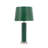 14X14x27" Leather Table Lamp