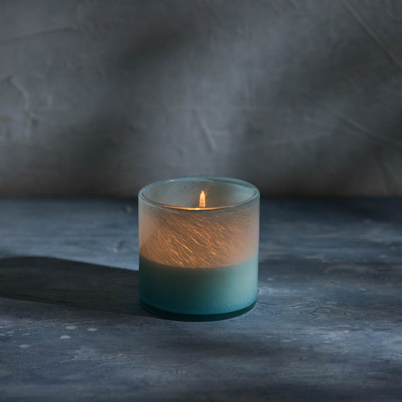 House & Home Marine Scented Jar Candle, 4" H x 4" W x 4" D