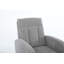 Chaise berçante moderne avec rembourrage confortable et poche latérale-581789233