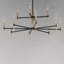 Clyda 12 - Light Dimmable Tiered Chandelier