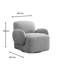 Upholstered Swivel Accent Chair