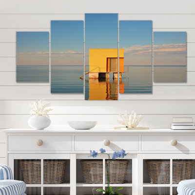 Quayle - Beach Canvas Art Print - 5 Panels
