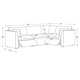 Greylan 107" Modular Reclining Corner Sectional