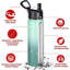 Aspirateur à double paroi en acier inoxydable 24 oz avec paille 24 oz