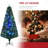 6Ft Tall Douglas Fir Pre-Lit Artificial Christmas Tree With Realistic Branches, 24 Multi-Colour LED Lights, Fibre Optics And 230 Tips
