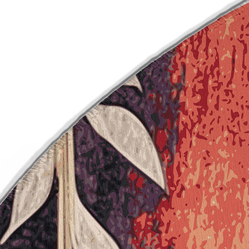 Hera’S Embrace Indoor And Outdoor Area Rug, Round 5'