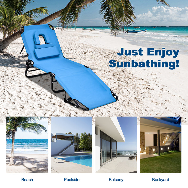 Sifet Outdoor Chaise Lounge Set, Blue