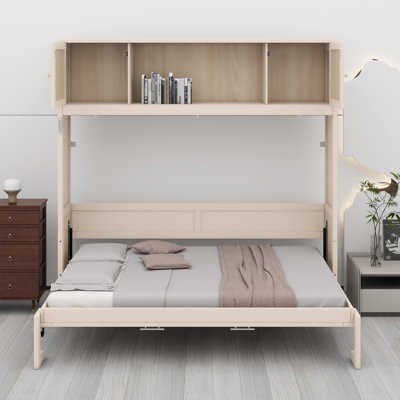 Lit escamotable avec armoires de rangement
