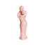 Bougie dimensionnelle 2 "avec pétales de roses parfumés mère et enfant