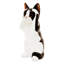Anstice Hear No Evil Spotted Cat Albesia Wood Figurine