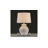 24" Single Ceramic Table Lamp Set