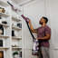 Aspirateur sans fil Shark IZ862HC Stratos avec Clean Sense IQ et neutralisant d'odeurs, Duoclean Powerfins Hairpro, comprend un outil de crevasse Duster et une brosse anti-allergène, jusqu'à 60 minutes d'autonomie, mauve cendré