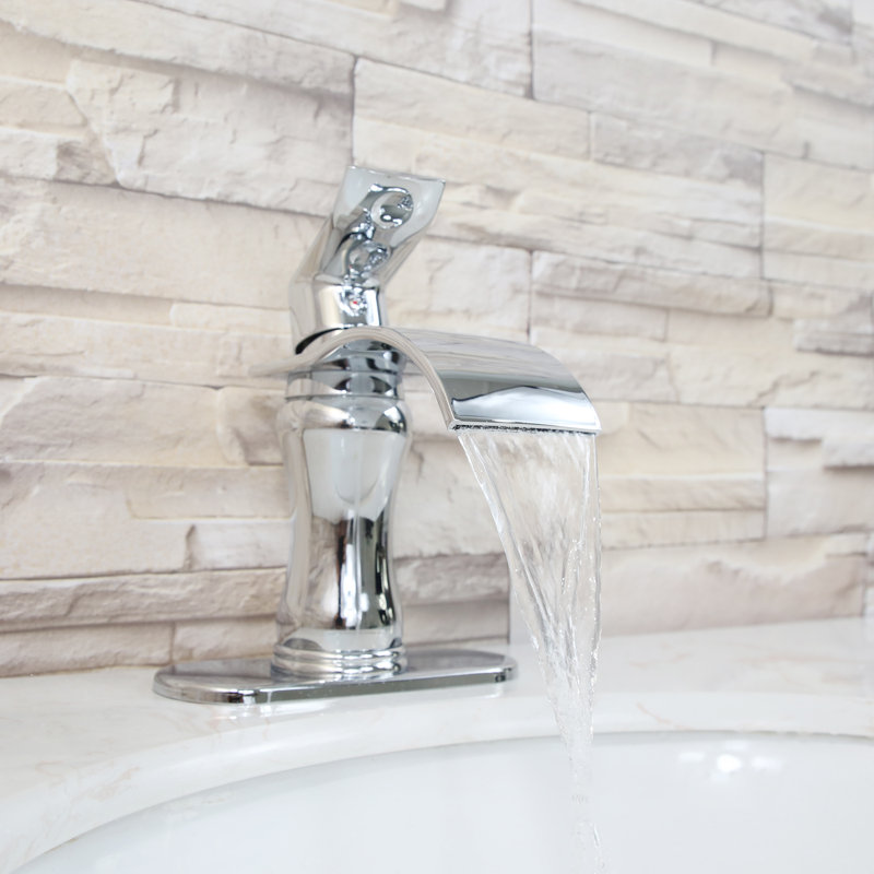 Robinet de salle de bain monotrou DFI, Oui, Chrome