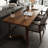Light-walnut Rectangular Solid Wood desk-1230239310