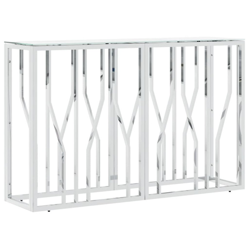 Darran 110cm Glass Top Console Table