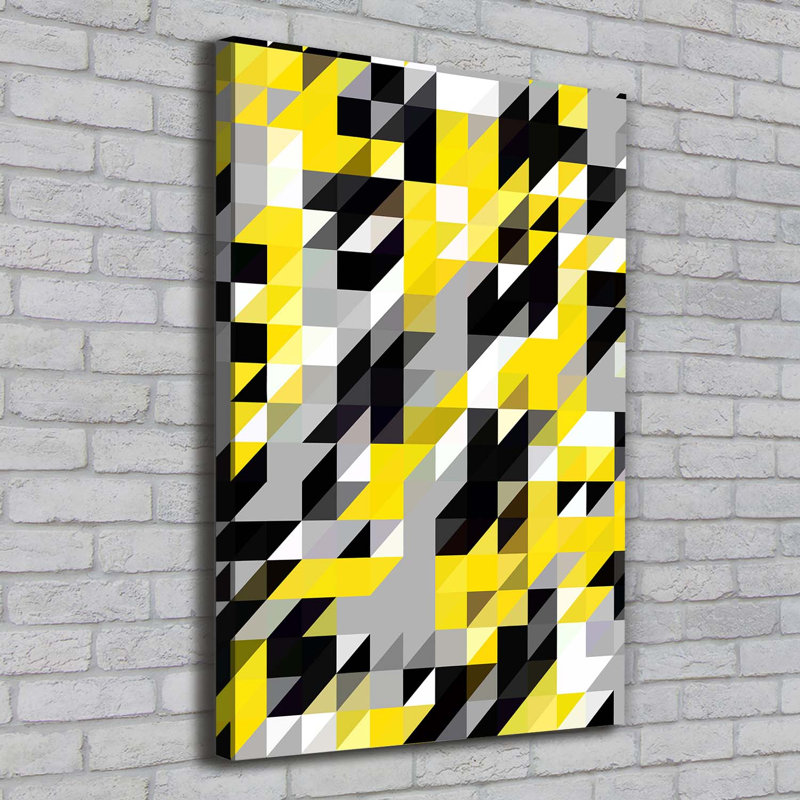 Geometric Background - Wrapped Canvas Print