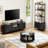 Tv Stand With Storage And Shelves Designed To Fit 55’’ - 80’’ Tvs. Wood Entertainment Center For Living Room And Bedroom, Media Console And Modern Tv Console Table-881541586