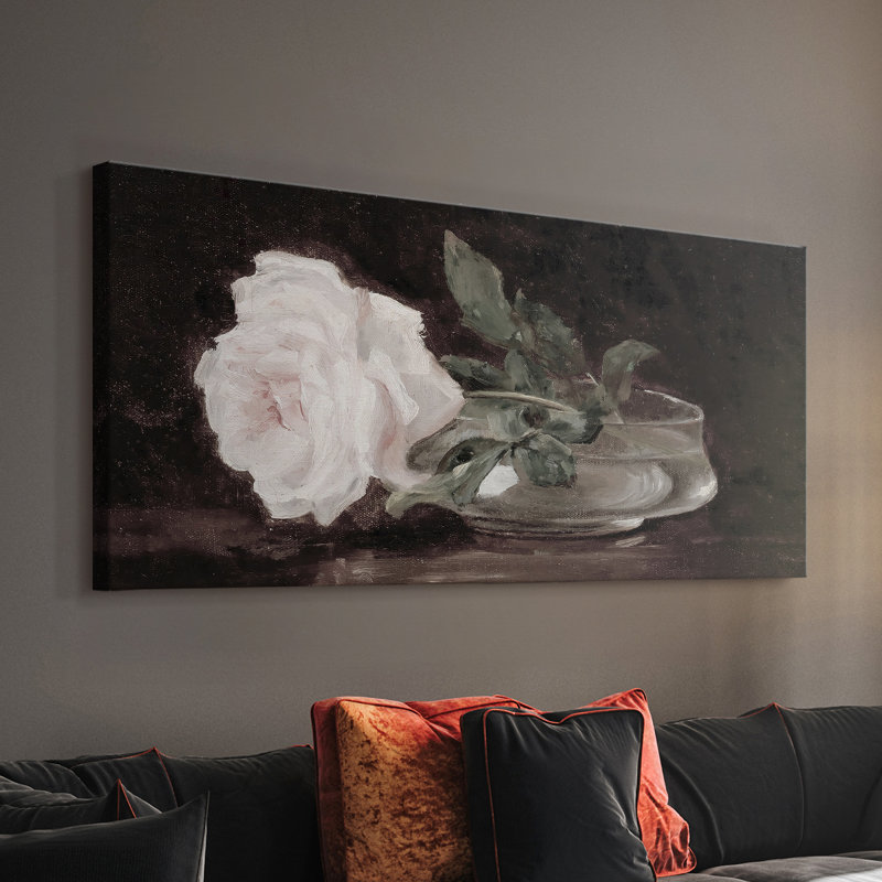 Botanical Series-CD XXXII - Toile tendue avec châssis - Prêt à accrocher, H 16 po x l 32 po