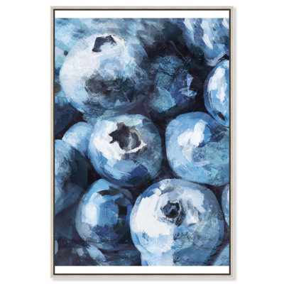 «Blueberries in Summer Blue Decor» par Art Remedy