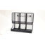 Organisateur de comptoir polyvalent Mind Reader, rangement pour salle de pause et rangement de bureau, filet métallique, noir