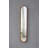 Decorative Rubber Frame Mirror With Elongated Oval Frame