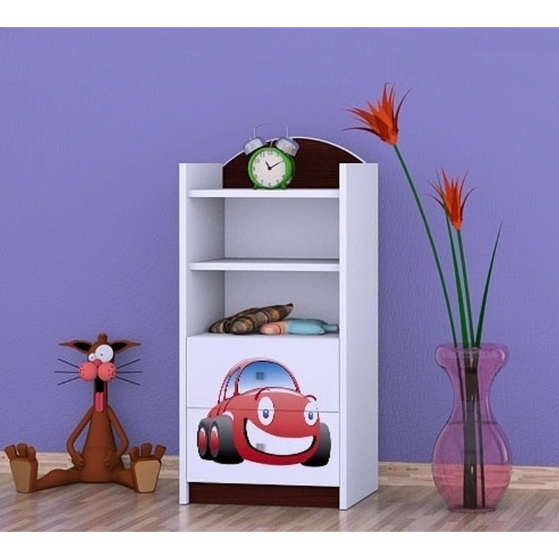 Gunner 96cm H X 45cm W Transportation Kids Cube, Wenge