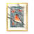 Toile avec cadre photo doré