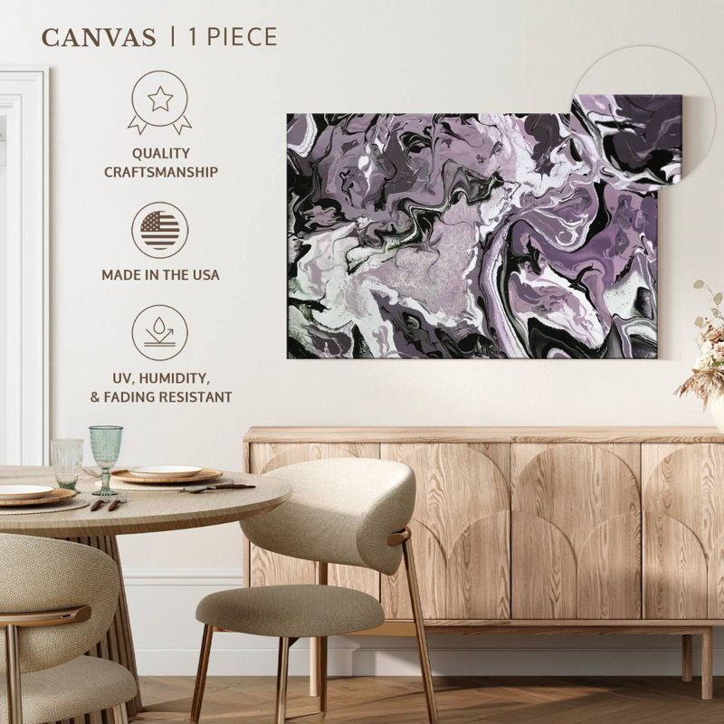 Avery Abide Plum, 32" H x 48" W