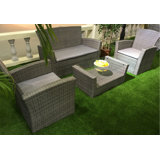 4 - Person Patio Conversation Sets with Cushions