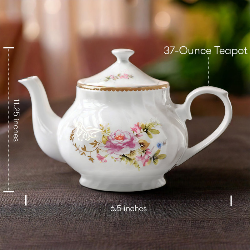 Théière en porcelaine 37 oz Rabia