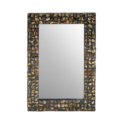 Erroll Shell Flat Wall Mirror