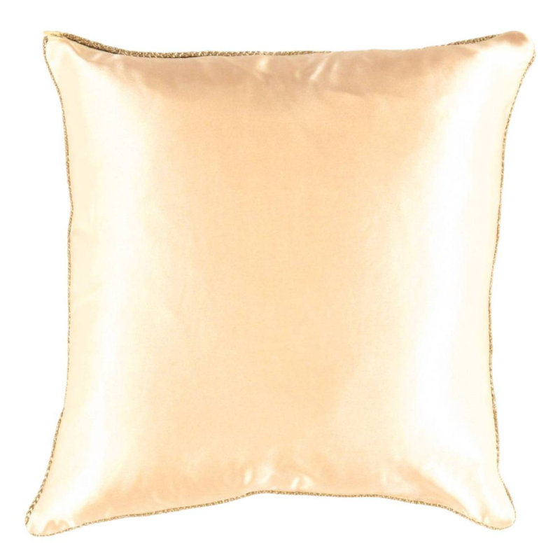 Square Pillow Cover & Insert, 16" H x 16" W, Red/Ivory/Blue Oriental