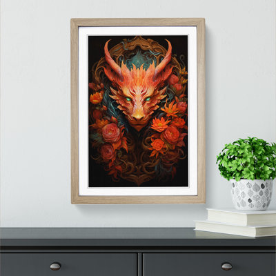 Dragon Baroque - Framed Print