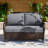 53'' Wide Straight Wicker Loveseat with Cushions