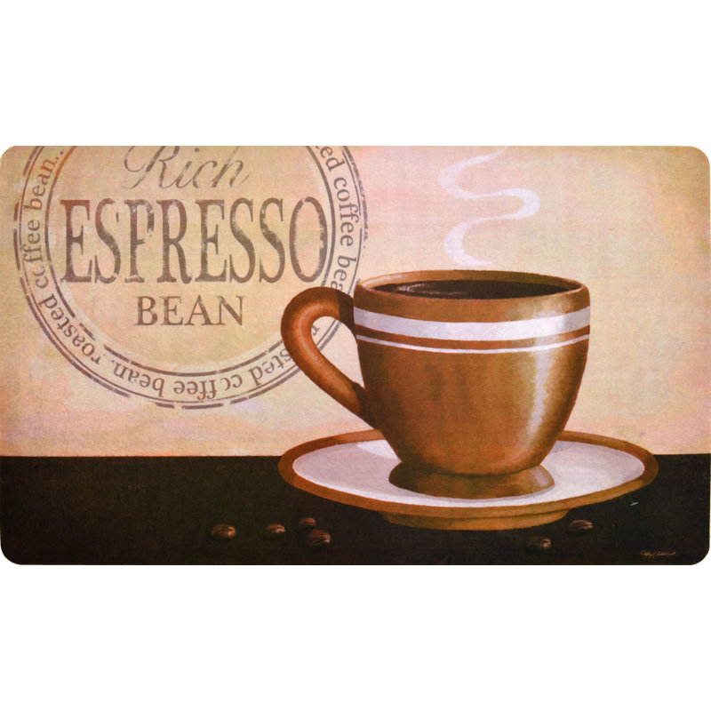 Posada Modern & Contemporary Polyester Non-Skid Kitchen Mat
