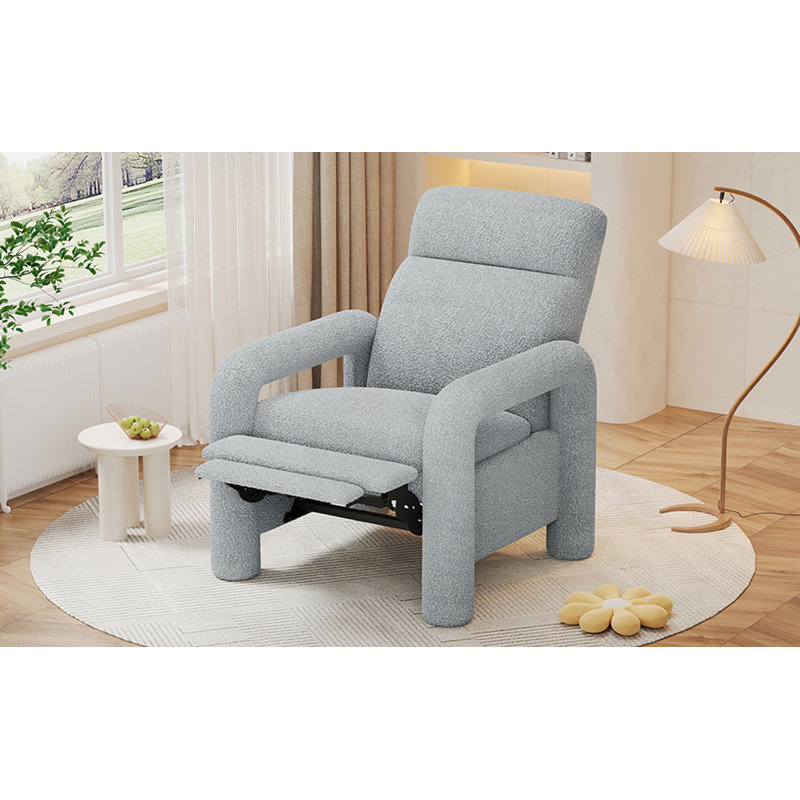 Fauteuil inclinable 31,25 po avec dossier inclinable, Gris clair