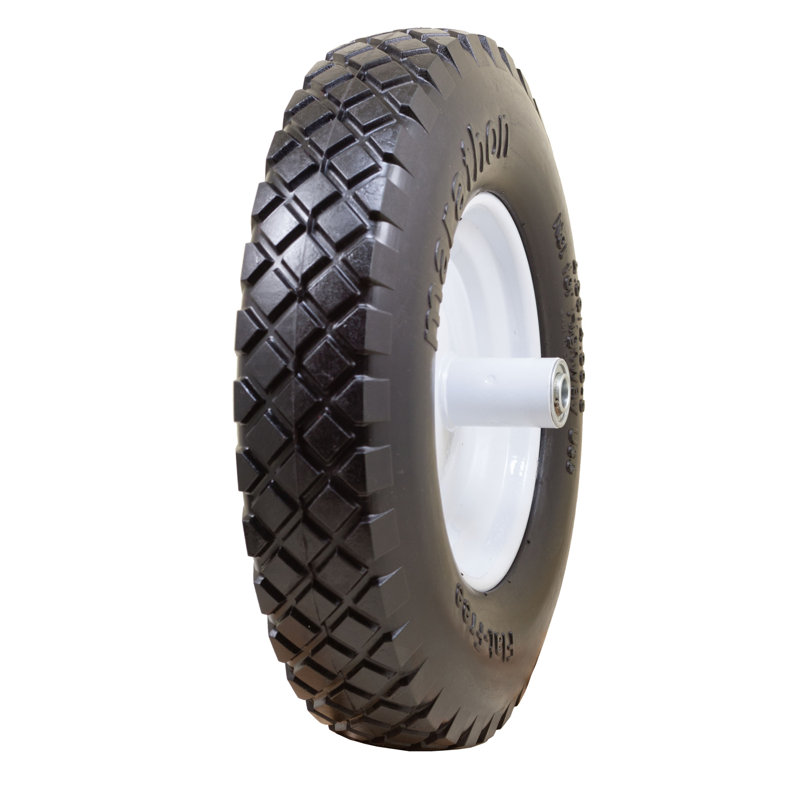 16" Knobby Flat Free Wheelbarrow Tire