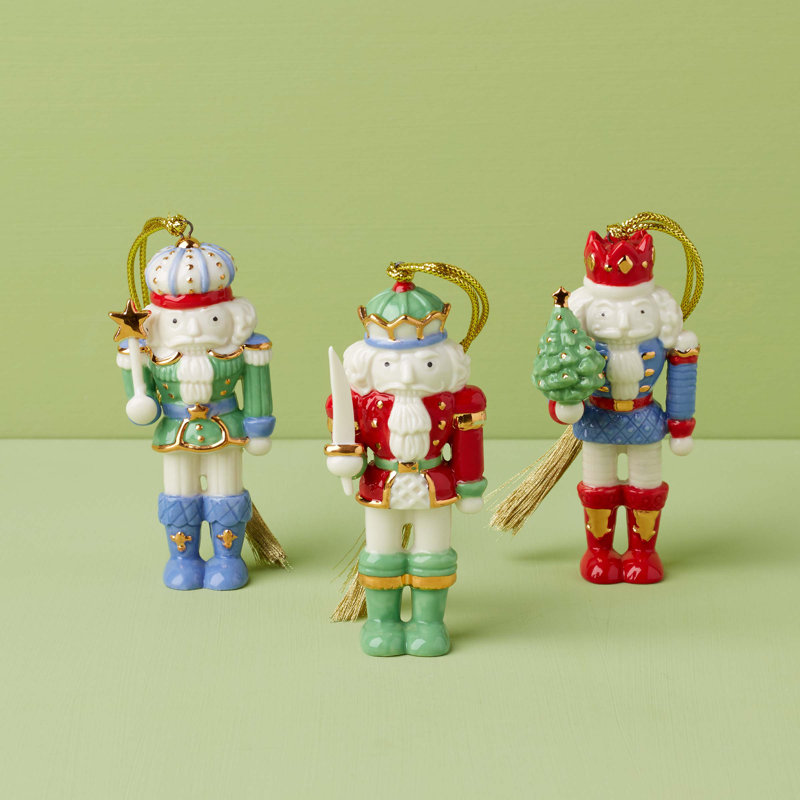 Nutcracker 3-Piece Ornament Set - Thumbnail 4