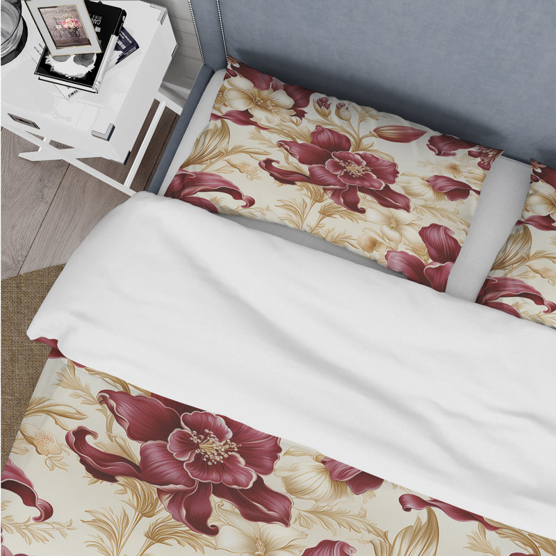 Ensemble de housse de couette Carlose, Housse de couette simple + 1 taie décorative stan