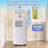 GarveeHome 8,000 BTU Portable Air Conditioner for 420 Sq.Ft Rooms - 3-in-1 Cooling w/ Dehumidifier, Fan, Sleep Mode & LED Display, Includes Window Kit & Remote Control (White/Gray)