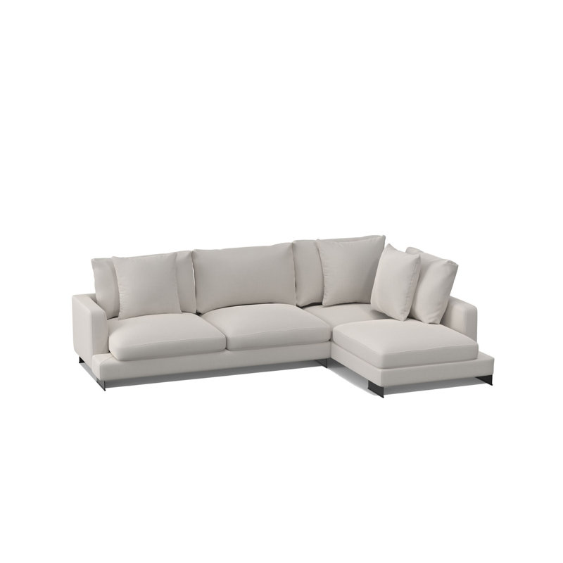 Upholstered Sectional, Right Hand Facing