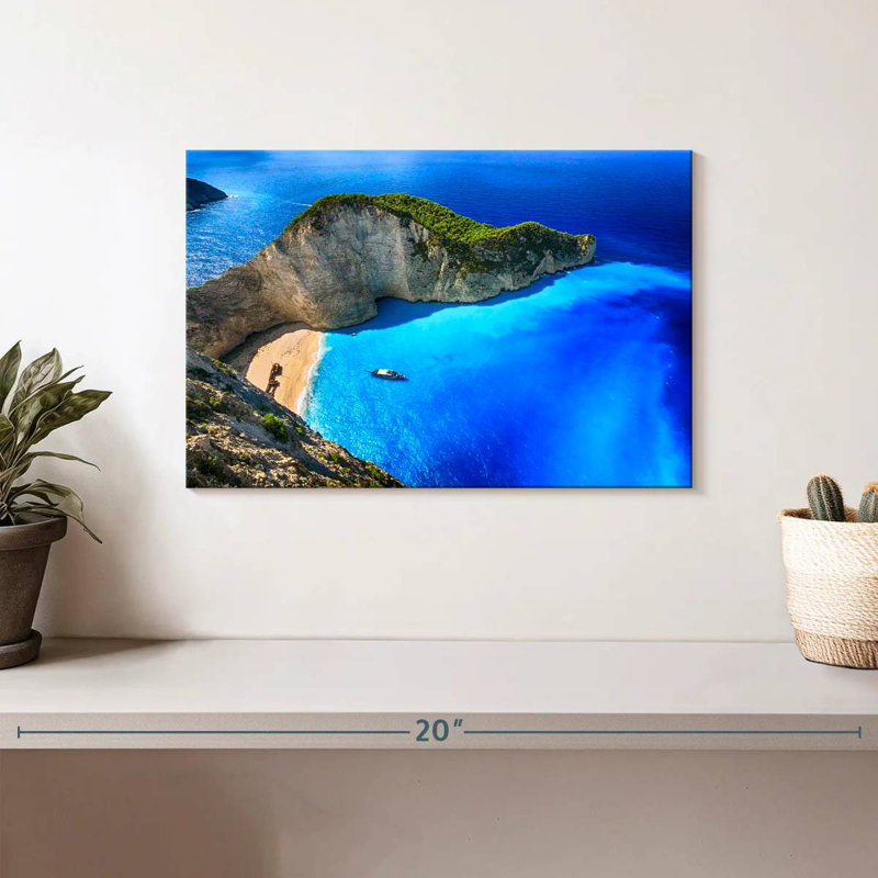 Gillard Navagio Beach, Grèce, H 8 po x l 12 po